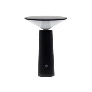 Touch Lamp - Black Mushroom- adjustable - pattern light USB (C) - Rechargable (2000 Watt)