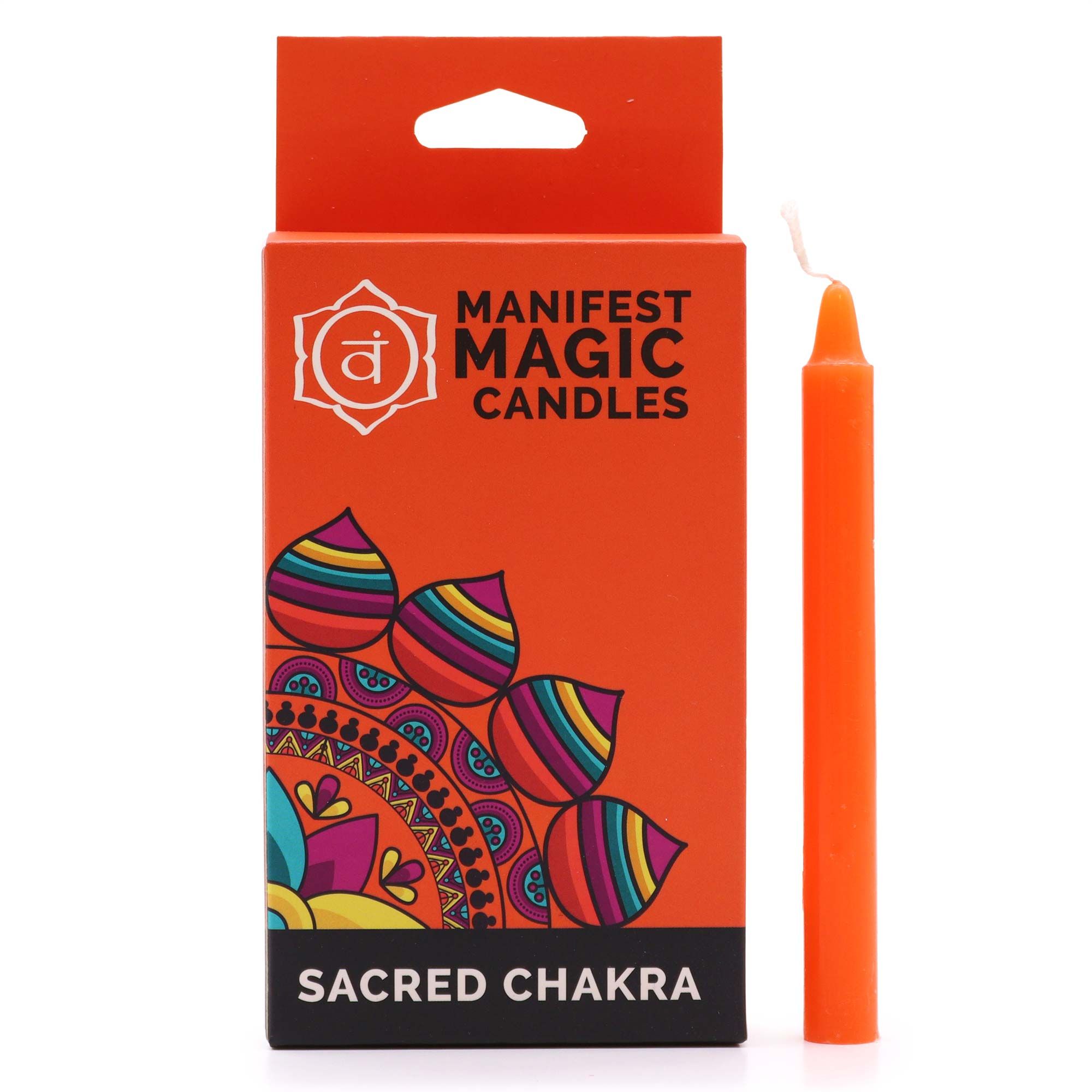 bG9jYWw6Ly9tZWRpYS8xUC9BRC82MFIzMEMxRzZSV0tBRDFQLzJlNTM3NDc0LmpwZWc.jpg Manifest Magic Candles (pack of 12) - Orange - Sacred Chakra