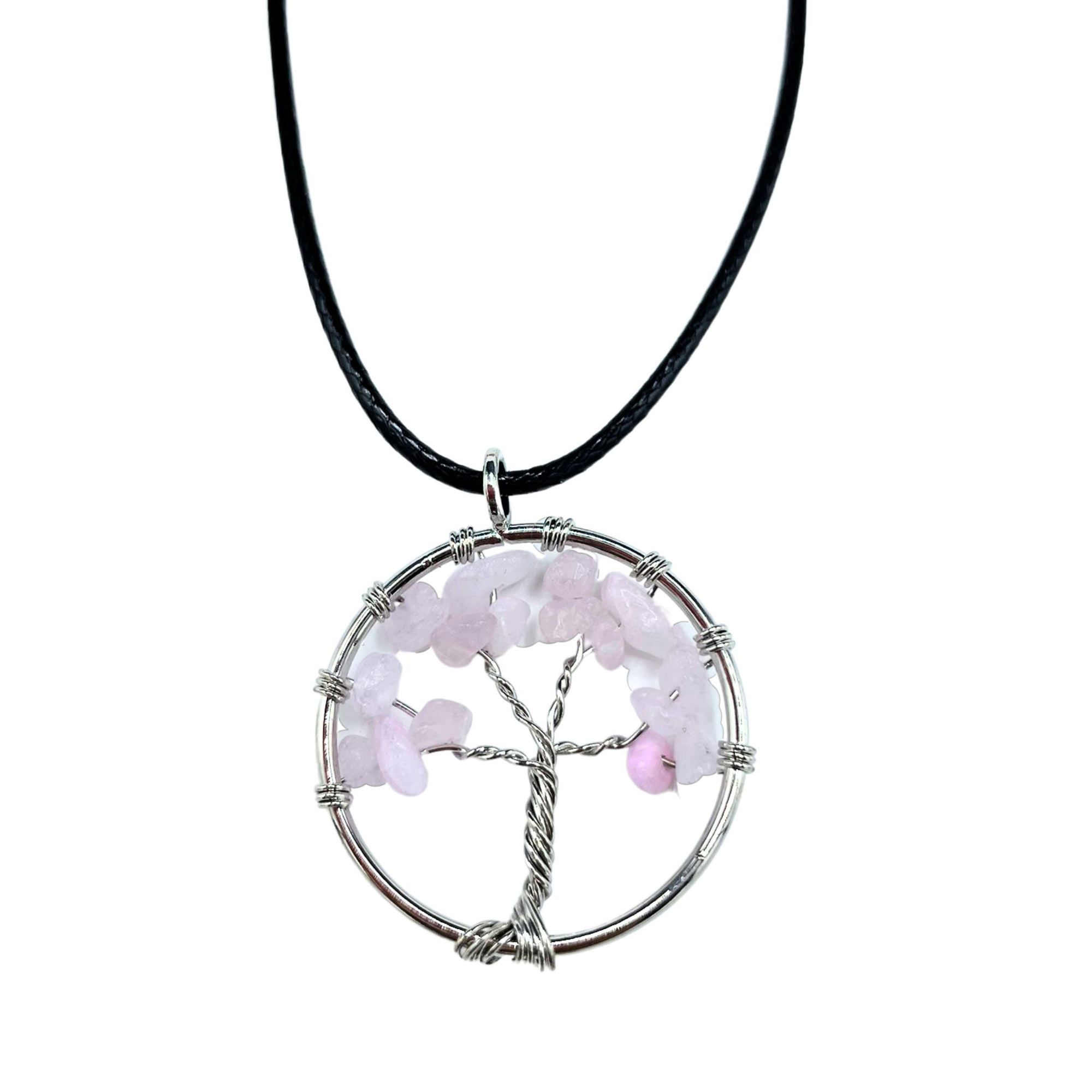 bG9jYWw6Ly9tZWRpYS8xUC9DRC82MFIzMEMxRzZSV0tDRDFQL2Y0ZTllMzNmLmpwZWc.jpg Tree of Life Pendant - Rose Quartz