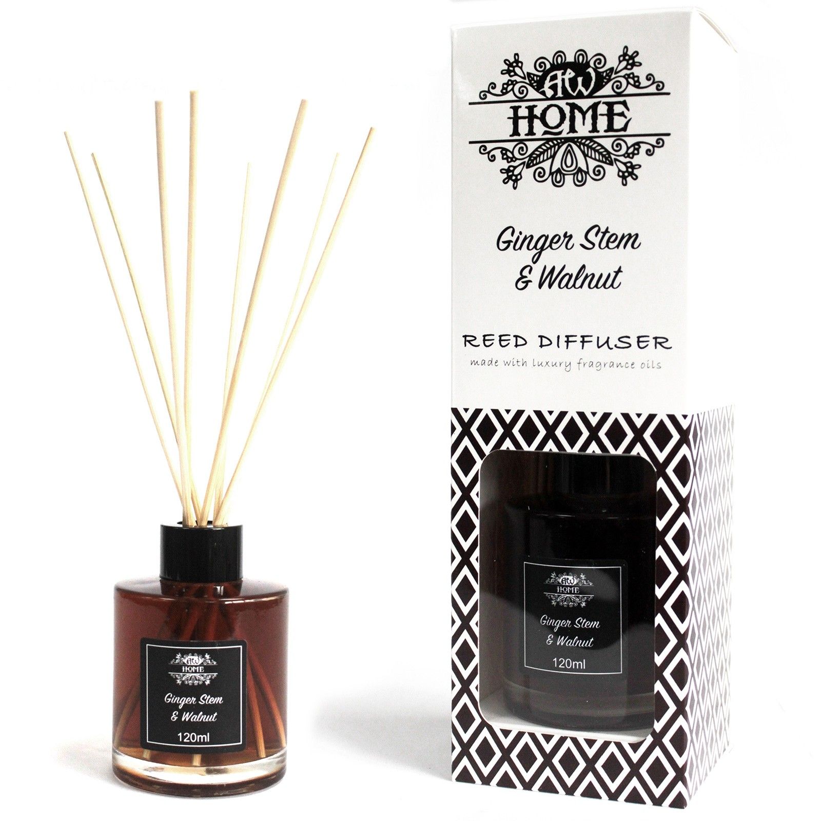 bG9jYWw6Ly9tZWRpYS8xUS82Qy82MFIzMEMxRzZHVzM2QzFRLzg0ZjBlOTk0LmpwZWc-1.jpg 120ml Reed Diffuser - Ginger Stem & Walnut