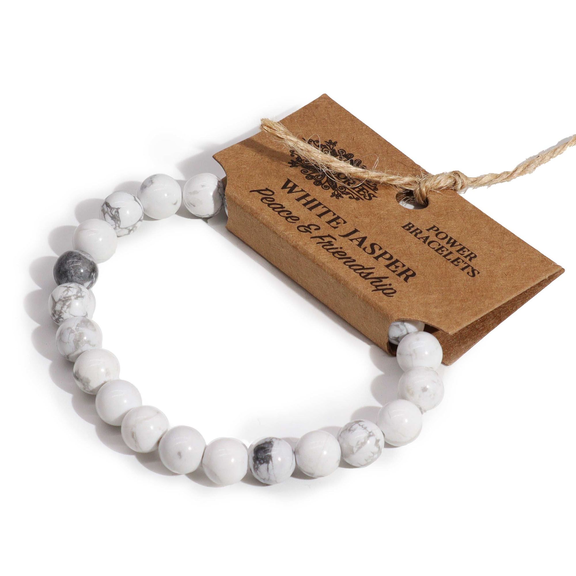 bG9jYWw6Ly9tZWRpYS8xUS9HQy82MFIzMEMxRzZHVktHQzFRLzg0YzdkMDllLmpwZWc.jpg Power Bracelet - White Jasper - Image 2