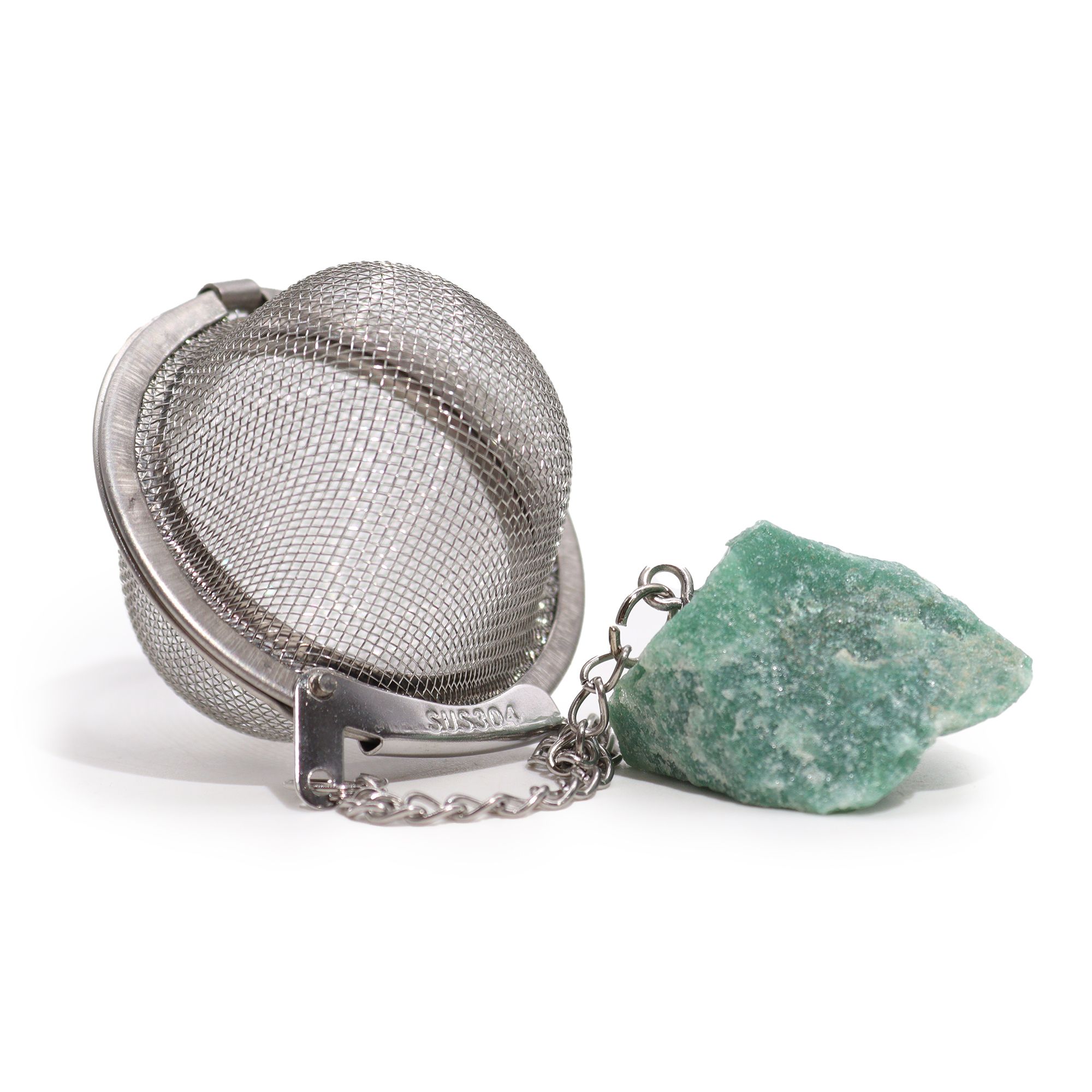 bG9jYWw6Ly9tZWRpYS8xUS9HQy82MFIzMEMxRzZSVzNHQzFRLzMwMDAxZjFkLmpwZWc.jpg Raw Crystal Gemstone Tea Strainer - Green Aventurine - Image 6