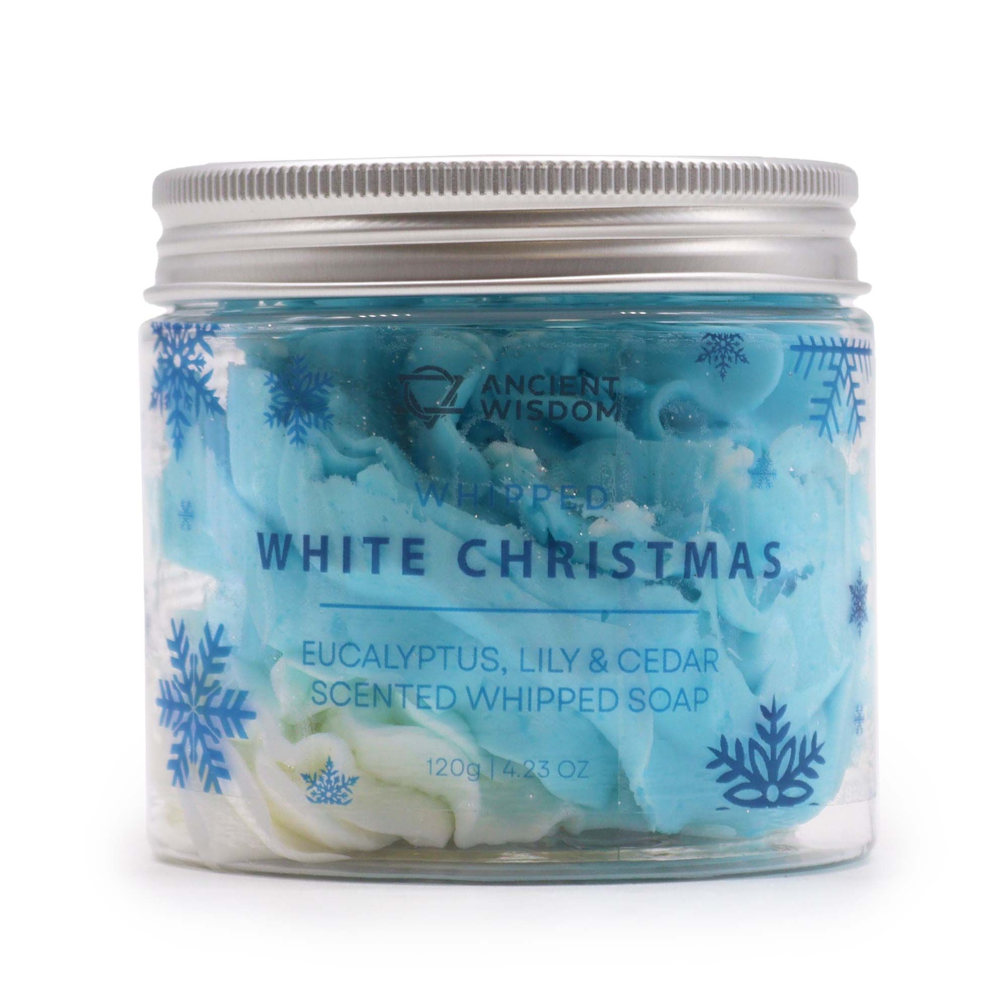 bG9jYWw6Ly9tZWRpYS8xUi80RC82MFIzMEMxRzZSV0s0RDFSL2NkODI2Y2Y3LmpwZWc.jpg White Christmas Whipped Soap 120g