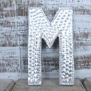 Sm Arty Aluminum Letters - M