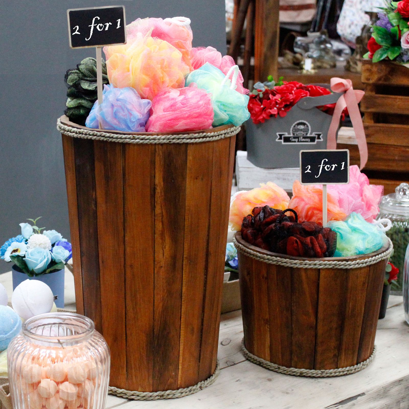 bG9jYWw6Ly9tZWRpYS8xUi8wRS82MFIzMEMxRzZNVEswRTFSLzAzYTMxODMxLmpwZWc.jpg Small Nautical Display Tub - Brown 21x29cm - Image 5