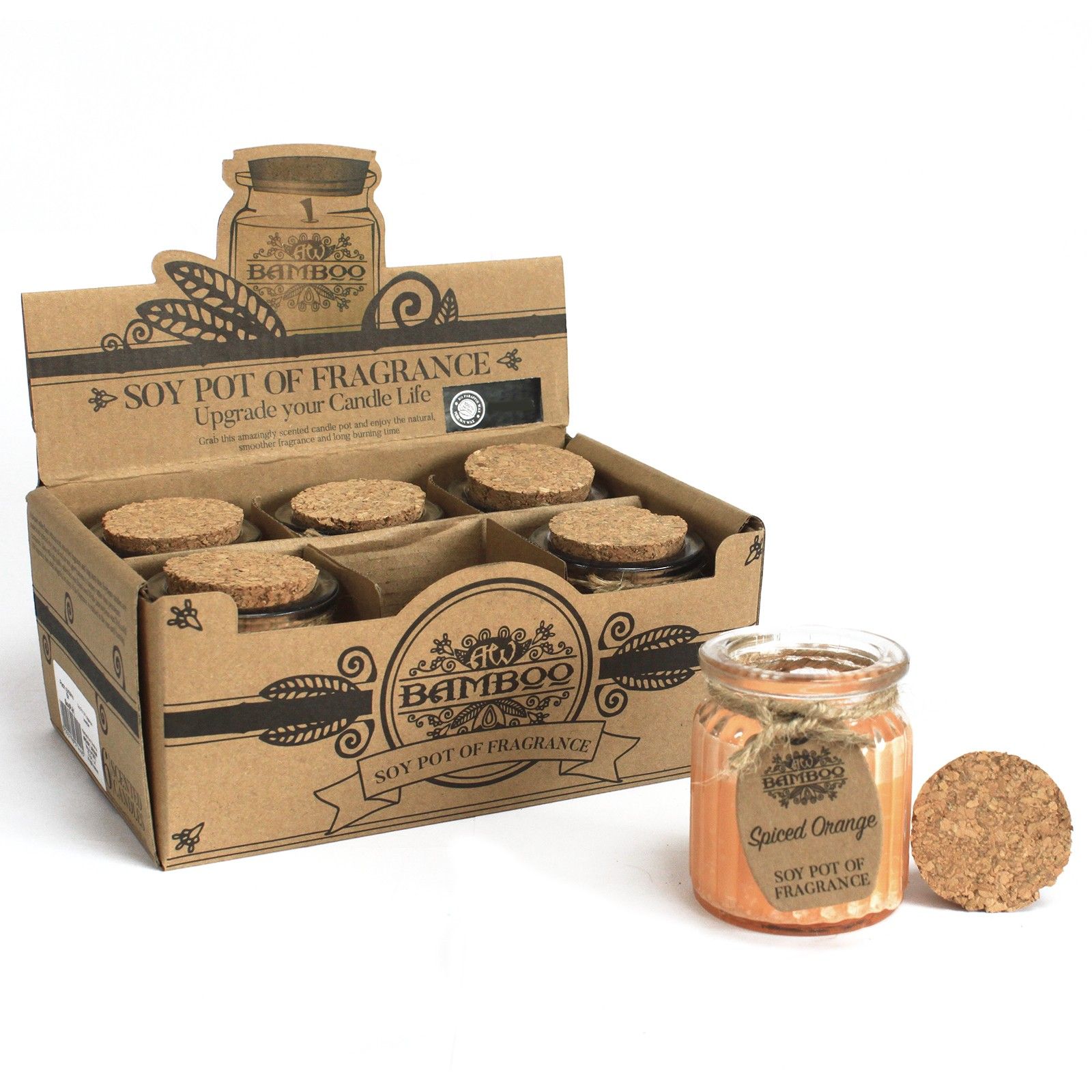 bG9jYWw6Ly9tZWRpYS8xUi8yRC82MFIzMEMxRzZHVjMyRDFSLzVmZTZhOTE4LmpwZWc.jpg Spiced Orange Soy Pot of Fragrance Candles - Image 2