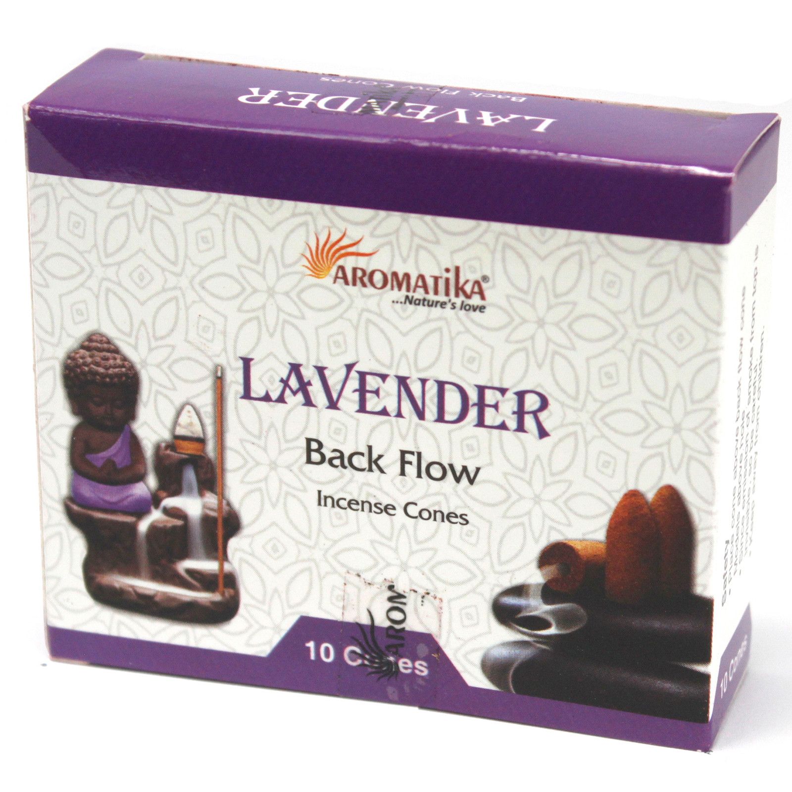 bG9jYWw6Ly9tZWRpYS8xUi9HQy82MFIzMEMxRzZNVEtHQzFSLzg2YzdkODE1LmpwZWc.jpg Aromatica Backflow Incense Cones - Lavender - Image 3