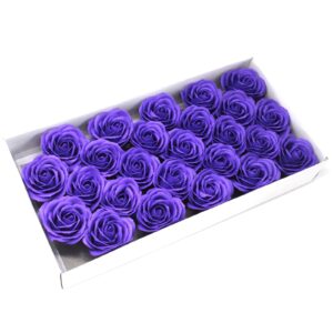 Flores Artesanas de sabão deco grande - violeta