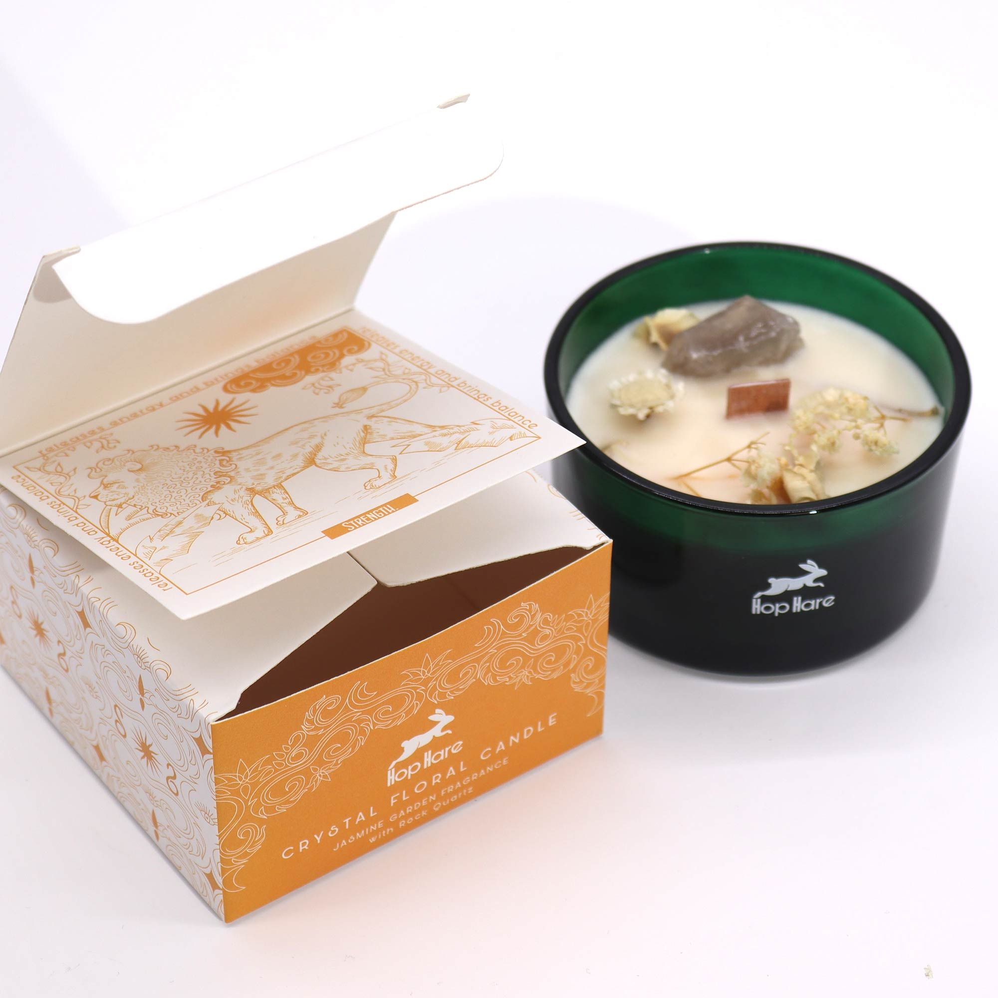 bG9jYWw6Ly9tZWRpYS8xUy84RC82MFIzMEMxRzZXUks4RDFTLzM4MTljM2EwLmpwZWc.jpg Hop Hare Crystal Magic Flower Candle - The Lion - Image 2