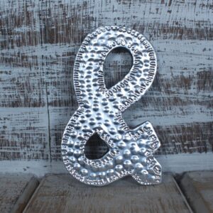Sm Arty Aluminum Letters - &