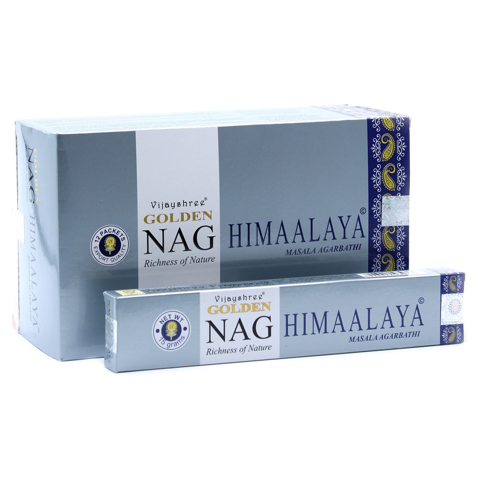bG9jYWw6Ly9tZWRpYS8xUy8yRC82MFIzMEMxRzZSUjMyRDFTLzVlYmMzNDFmLmpwZWc.jpg 15g Golden Nag - Himalaya Incense - Image 2
