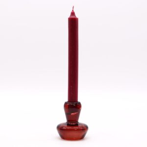 Mushroom Flip Dinner Candle / Tealight Holder - Vampire Red