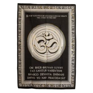 Cotton Wall Art (70x110cm) - Om - Welcome to the God