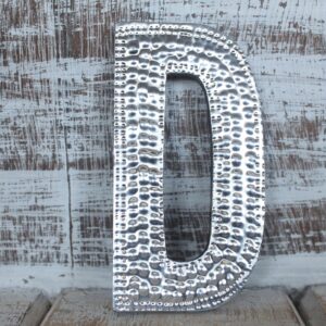 Sm Arty Aluminum Letters - D
