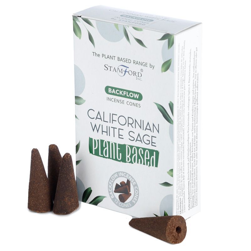 bG9jYWw6Ly9tZWRpYS9ISC9BQy82MFIzMEMxRzZSU0tBQ0hIL2ZjODgyMWFiLmpwZWc.jpg Plant Based Backflow Incense Cones - Californian White Sage