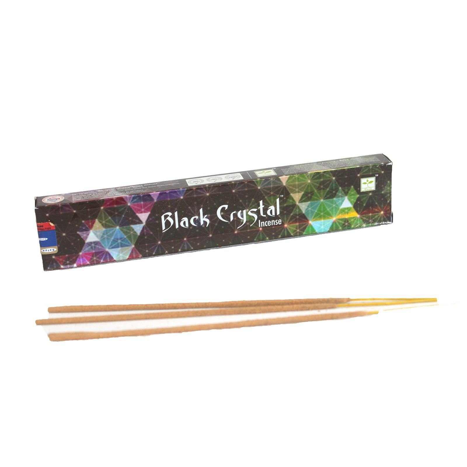 bG9jYWw6Ly9tZWRpYS9ISC9DQy82MFIzMEMxRzZHVzNDQ0hILzJkMTI1YmFjLmpwZWc.jpg Satya Black Crystal Incense - 15gram - Image 2