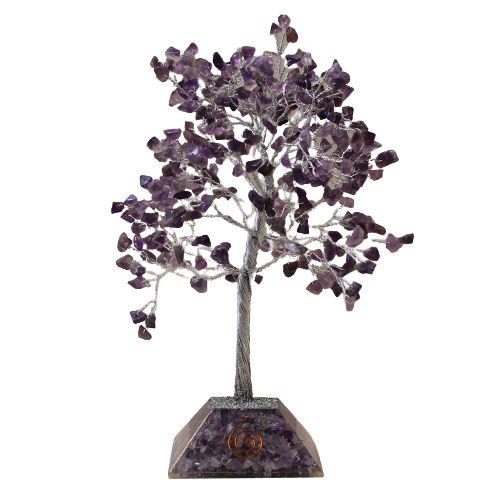 bG9jYWw6Ly9tZWRpYS9ISC9KRC82MFIzMEMxRzZSUzNKREhIL2NlNjMxMDYzLmpwZWc.jpg Gemstone Tree with Organite Base - 320 Stone - Amethyst - Image 3