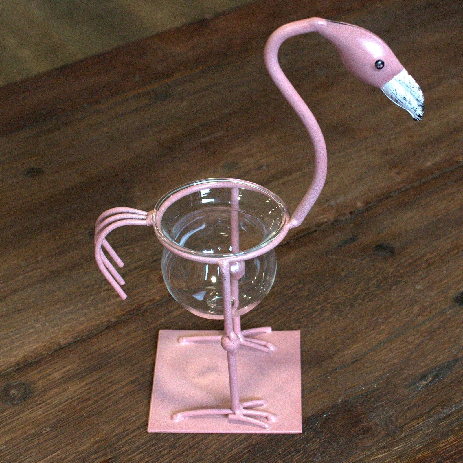 bG9jYWw6Ly9tZWRpYS9ISi8wQy82MFIzMEMxRzZNUjMwQ0hKLzQ0ZDdhNjRkLmpwZWc.jpg Hydroponic Home Décor - Pink Metal Flamingo Des 2 - Image 3