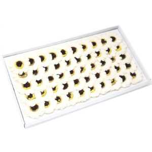 Flores girasol Artesanas de sabão deco mediana - marfil