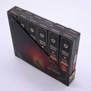 Red Agate Crystal Scents Smudge Incense - Saffron