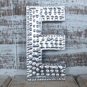 Sm Arty Aluminum Letters - E