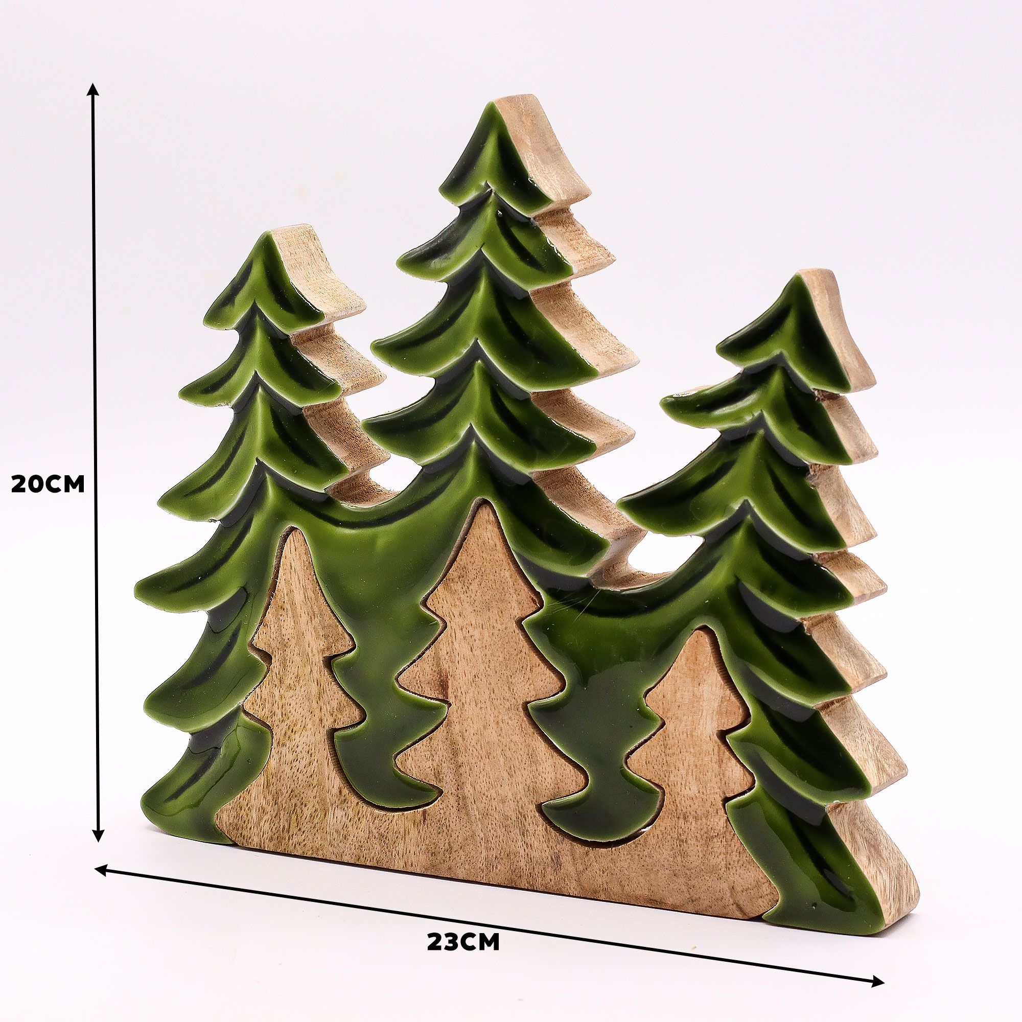 bG9jYWw6Ly9tZWRpYS9ITS9KRC82MFIzMEMxSjYwV0tKREhNLzcyMmMwNmJkLmpwZw.jpg Lost in the Forrest - Three Trees 3D Wooden Decoration - 20x23cm - Image 7