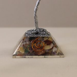 Gemstone Tree with Organite Base - 80 Stone - Multi