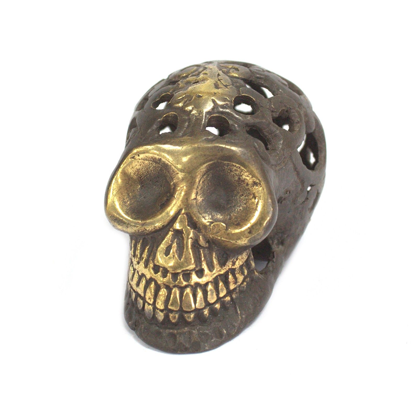 bG9jYWw6Ly9tZWRpYS9IUC80RC82MFIzMEMxRzZNUjM0REhQLzQ4ZDM5ZDM4LmpwZWc.jpg Vintage Brass Skull - Small