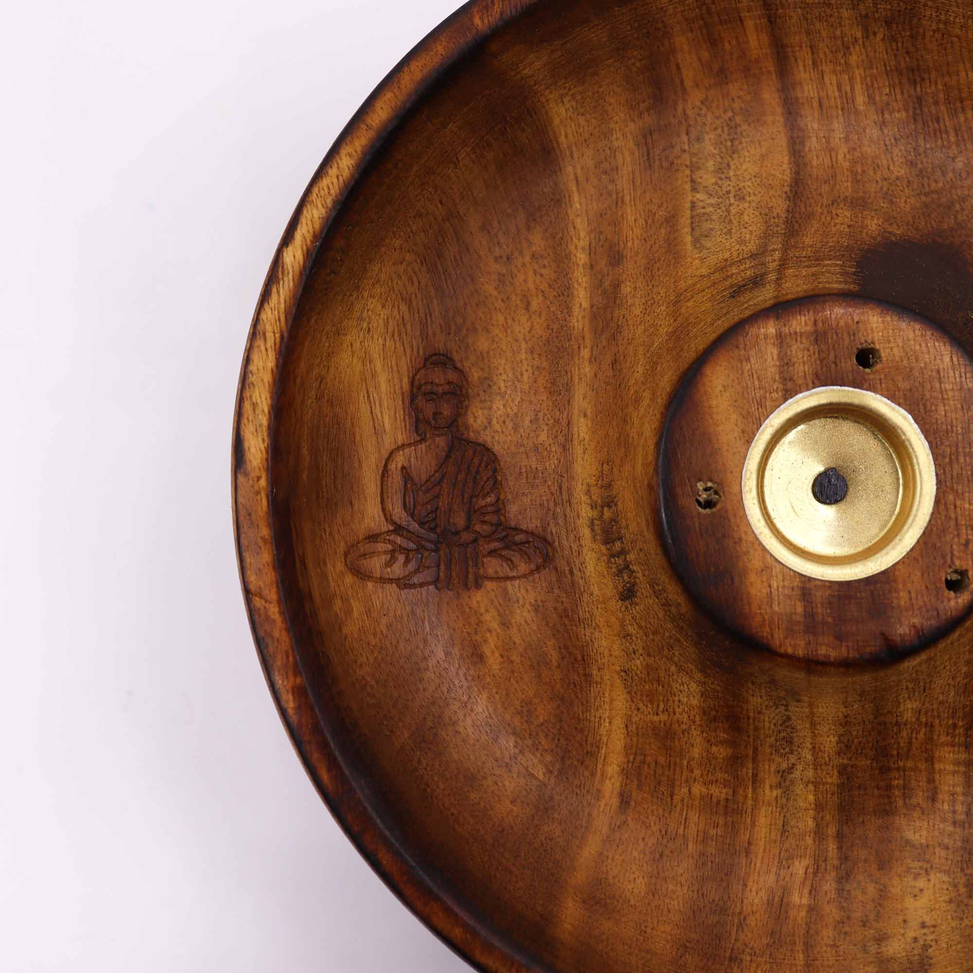 bG9jYWw6Ly9tZWRpYS9IUC80RC82MFIzMEMxRzZXUks0REhQLzZkNDkzOTMyLmpwZWc.jpg Incense Stick & Cone Burner Disc - Buddha - Image 3