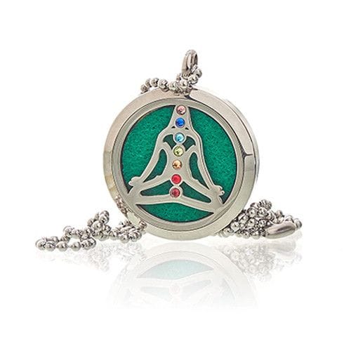 bG9jYWw6Ly9tZWRpYS9IUC8wRC82MFIzMEMxRzZNVkswREhQL2QxMDMxNTFiLmpwZWc.jpg Aromatherapy Jewellery Necklace - Yoga Chakra - 30mm - Image 4