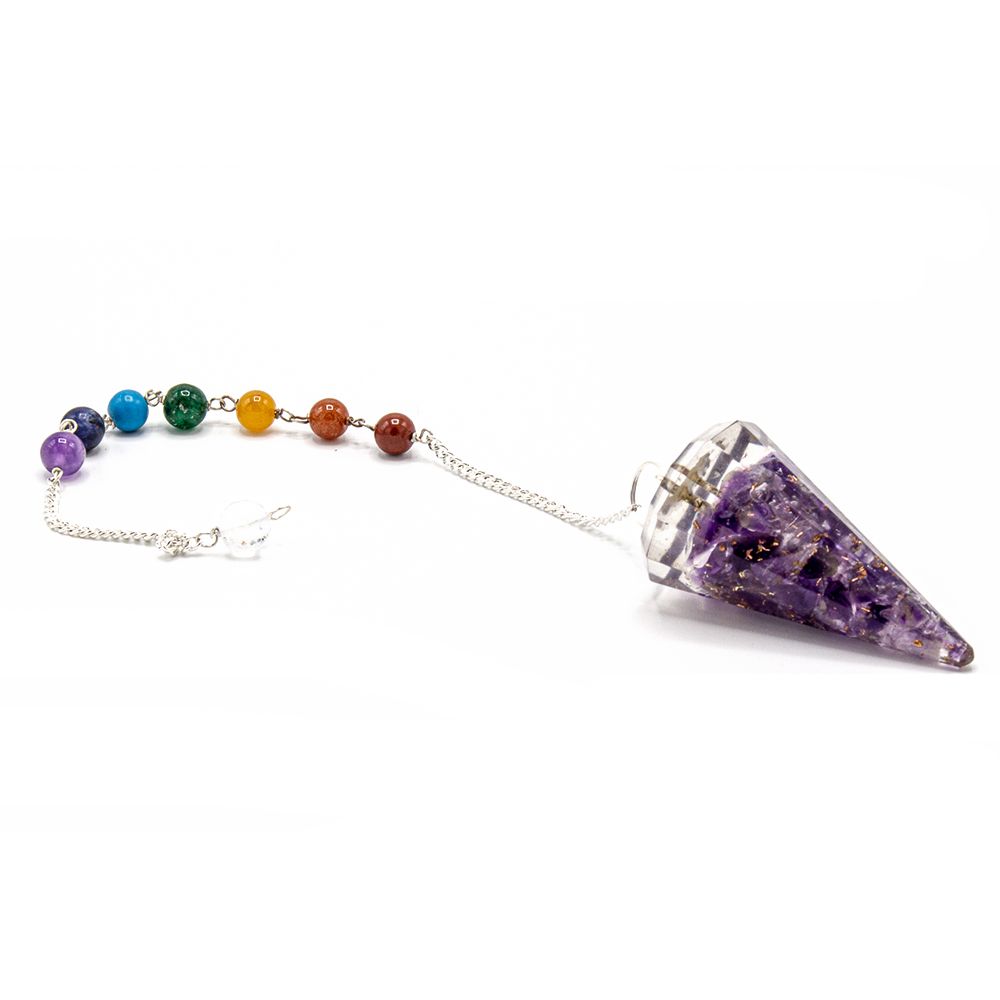 bG9jYWw6Ly9tZWRpYS9IUS80RC82MFIzMEMxRzZSUks0REhRL2VkY2VkZDk2LmpwZWc.jpg Orgonite Power Chakra Pendulum - Amethyst