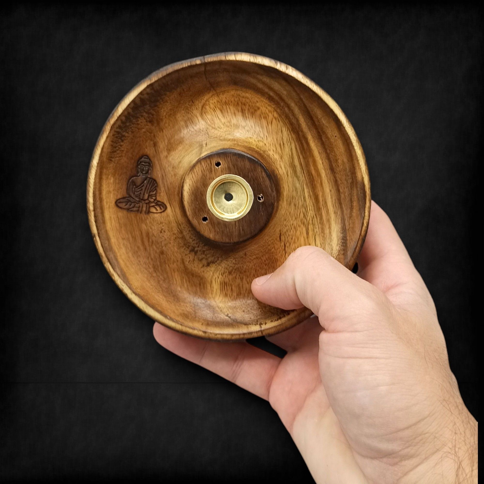 bG9jYWw6Ly9tZWRpYS9IUS80RC82MFIzMEMxRzZXUks0REhRL2Q0ZWEyYjE4LmpwZWc.jpg Incense Stick & Cone Burner Disc - Buddha - Image 4