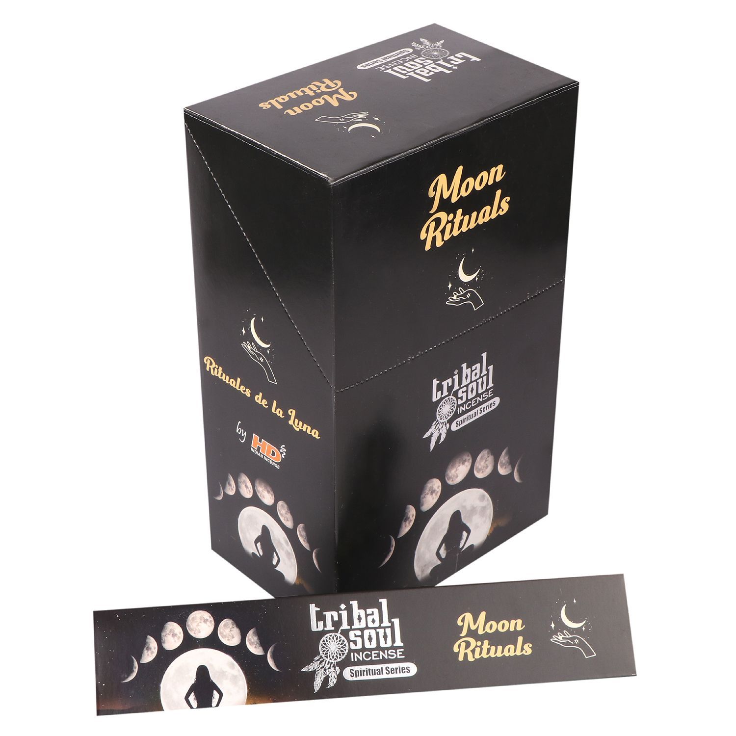 bG9jYWw6Ly9tZWRpYS9IUS9KQy82MFIzMEMxRzZSVzNKQ0hRLzgxODRhZmQ0LmpwZWc.jpg Tribal Soul Spiritual Incense Sticks and Ceramic Holder - Moon Ritual - Image 2