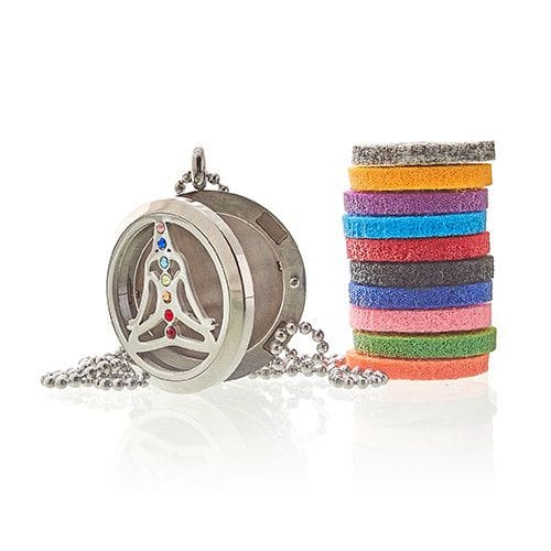 bG9jYWw6Ly9tZWRpYS9IUi8wRC82MFIzMEMxRzZNVkswREhSLzU3ZjE0NGQyLmpwZWc.jpg Aromatherapy Jewellery Necklace - Yoga Chakra - 30mm