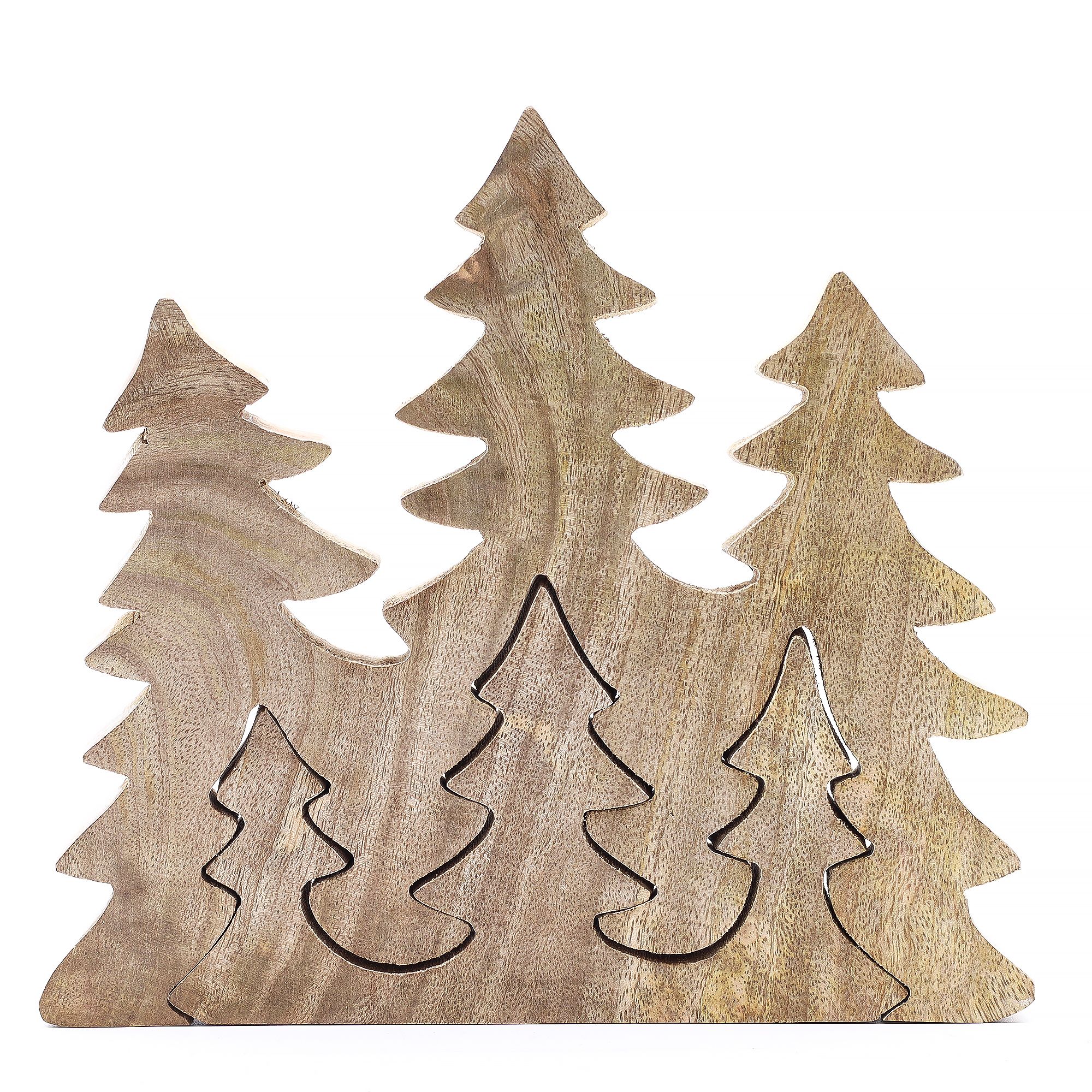 bG9jYWw6Ly9tZWRpYS9IUi9HRC82MFIzMEMxSjYwV0tHREhSLzg0ZDA5NzA5LmpwZw-1.jpg Lost in the Forrest - Three Trees 3D Wooden Decoration - 20x23cm - Image 3
