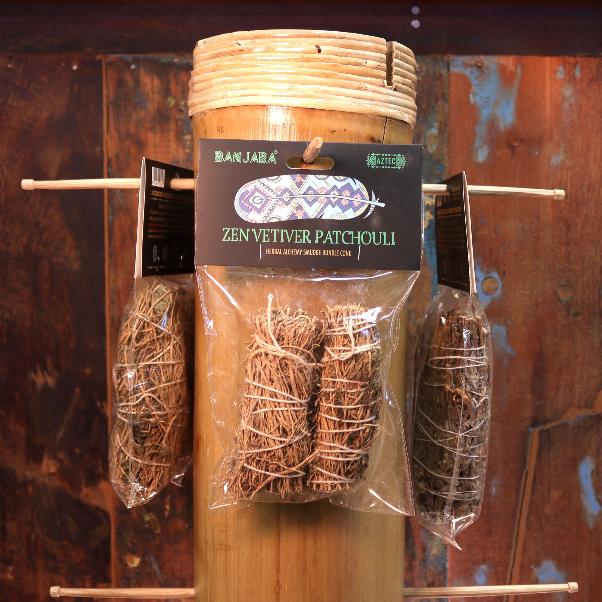 bG9jYWw6Ly9tZWRpYS9IUy80RC82MFIzMEMxSDc0U0s0REhTL2E2ZTJmMjJkLmpwZWc.jpg Banjara Smudge - Vetiver and Pachuli - Image 5