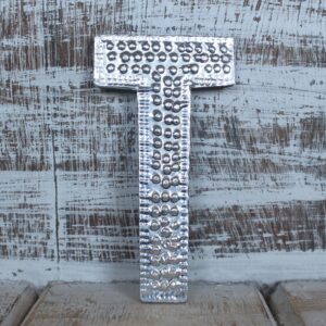 Sm Arty Aluminum Letters - T