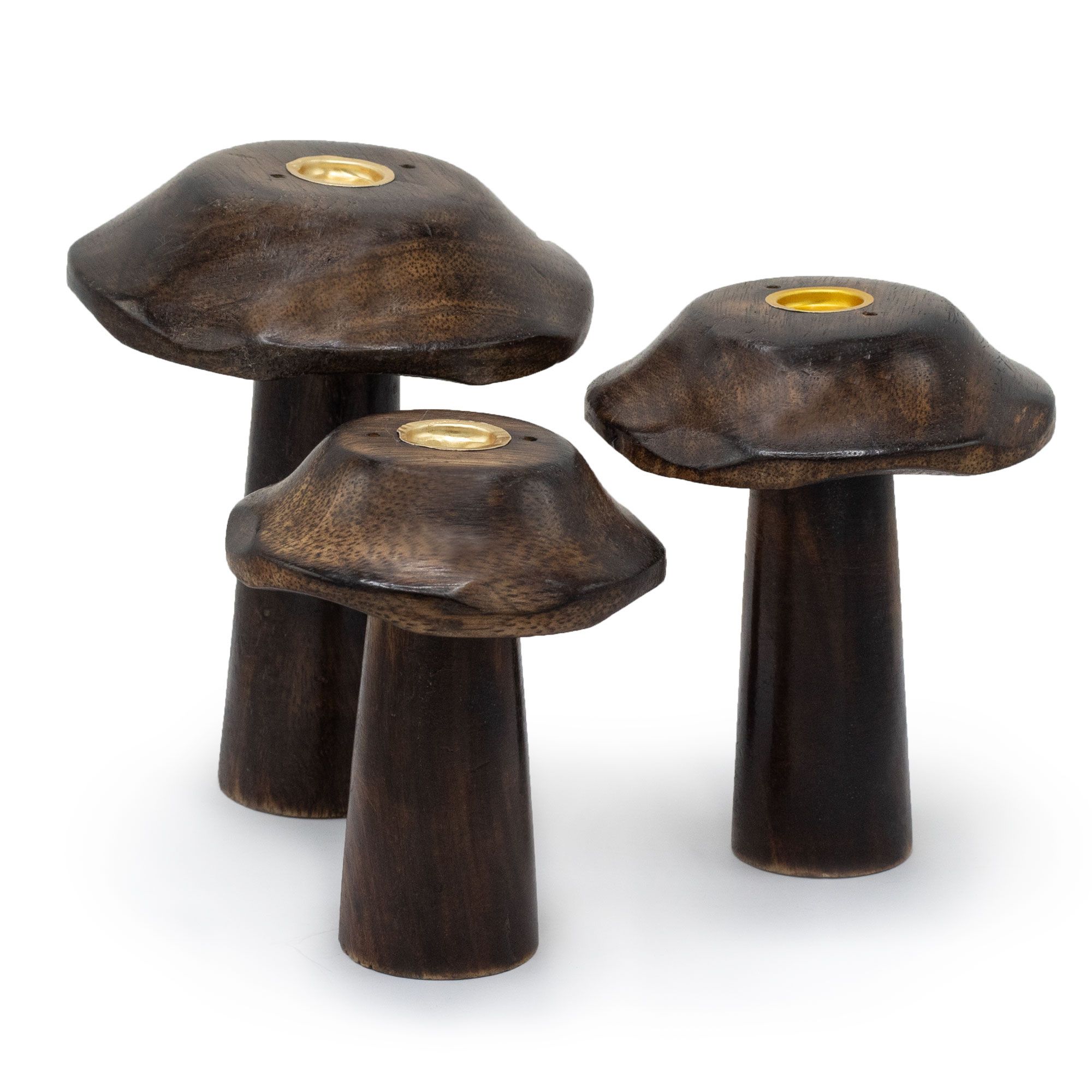 bG9jYWw6Ly9tZWRpYS9IUy8wQy82MFIzMEMxRzZXVDMwQ0hTLzZmYTY0ZDg5LmpwZWc.jpg Set of 3 Flat Incense Cone Mushrooms (13cm 12cm 11cm)