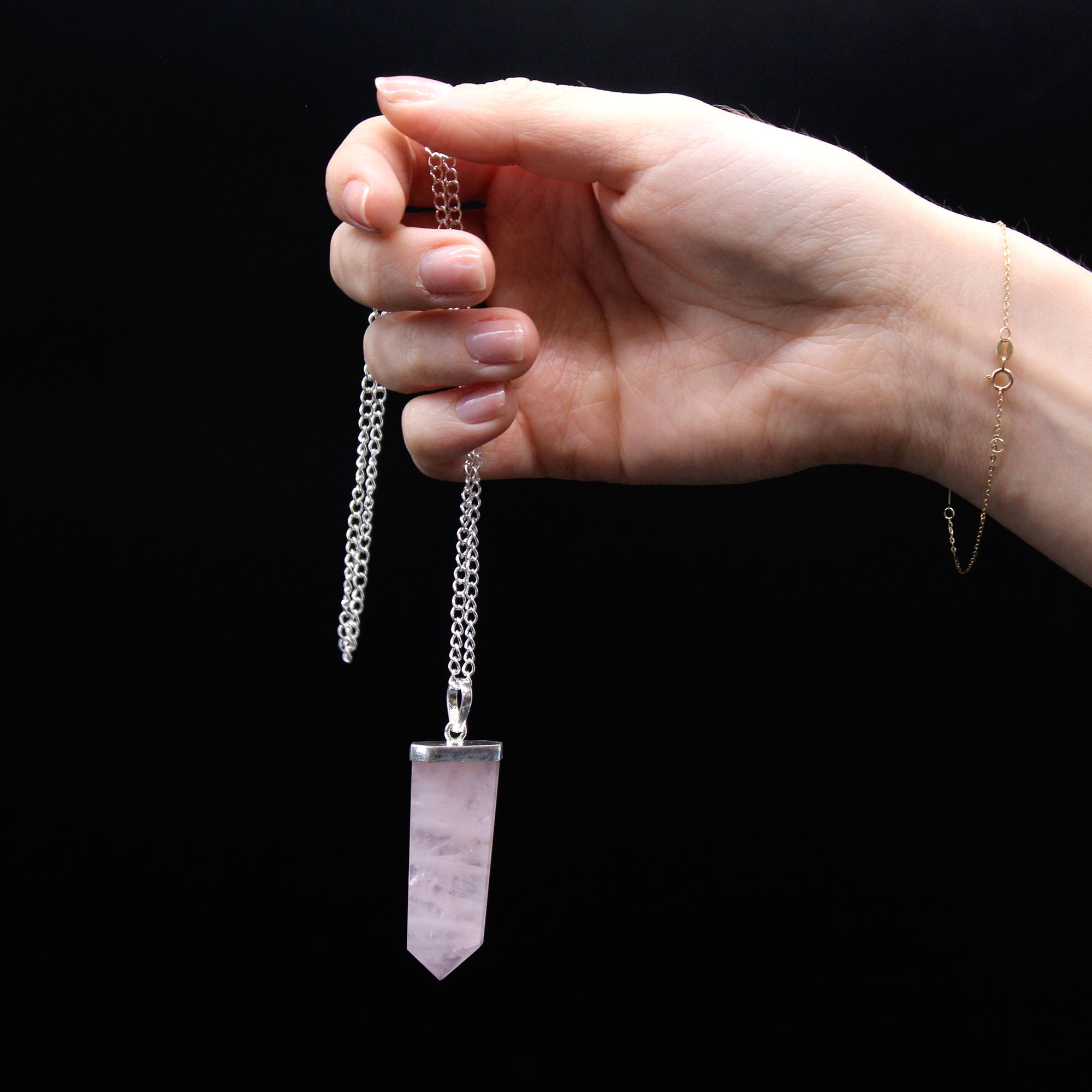 bG9jYWw6Ly9tZWRpYS9IUy9KQy82MFIzMEMxRzZSUktKQ0hTLzY3NjQ5ZGVlLmpwZWc.jpg Gemstone Flat Pencil Pendant - Rock Quartz - Image 4