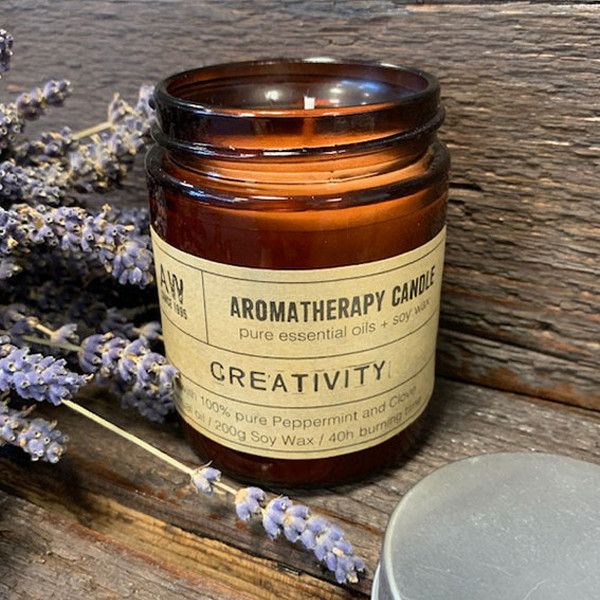 bG9jYWw6Ly9tZWRpYS9TSC80RC82MFIzMEMxRzZNVjM0RFNILzAyN2MzNmQ2LmpwZWc.jpg Aromatherapy Candle - Creativity - Image 2