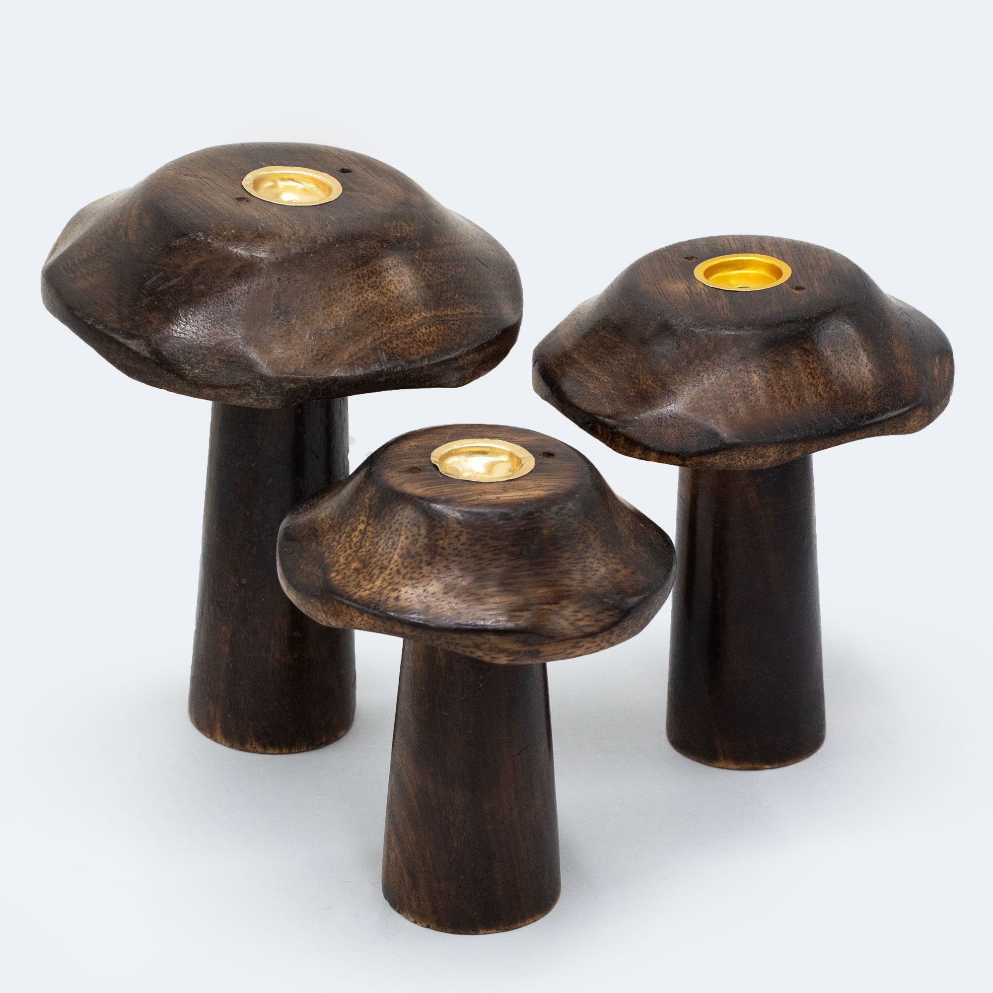 bG9jYWw6Ly9tZWRpYS9TSC8wQy82MFIzMEMxRzZXVDMwQ1NILzBlNjUyNmZlLmpwZWc.jpg Set of 3 Flat Incense Cone Mushrooms (13cm 12cm 11cm) - Image 4
