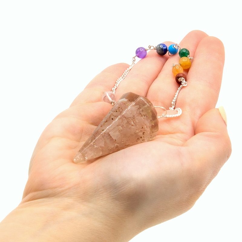 bG9jYWw6Ly9tZWRpYS9TSi80RC82MFIzMEMxRzZSUks0RFNKLzMxYmIwYTY4LmpwZWc.jpg Orgonite Power Chakra Pendulum - Rose Quartz - Image 3