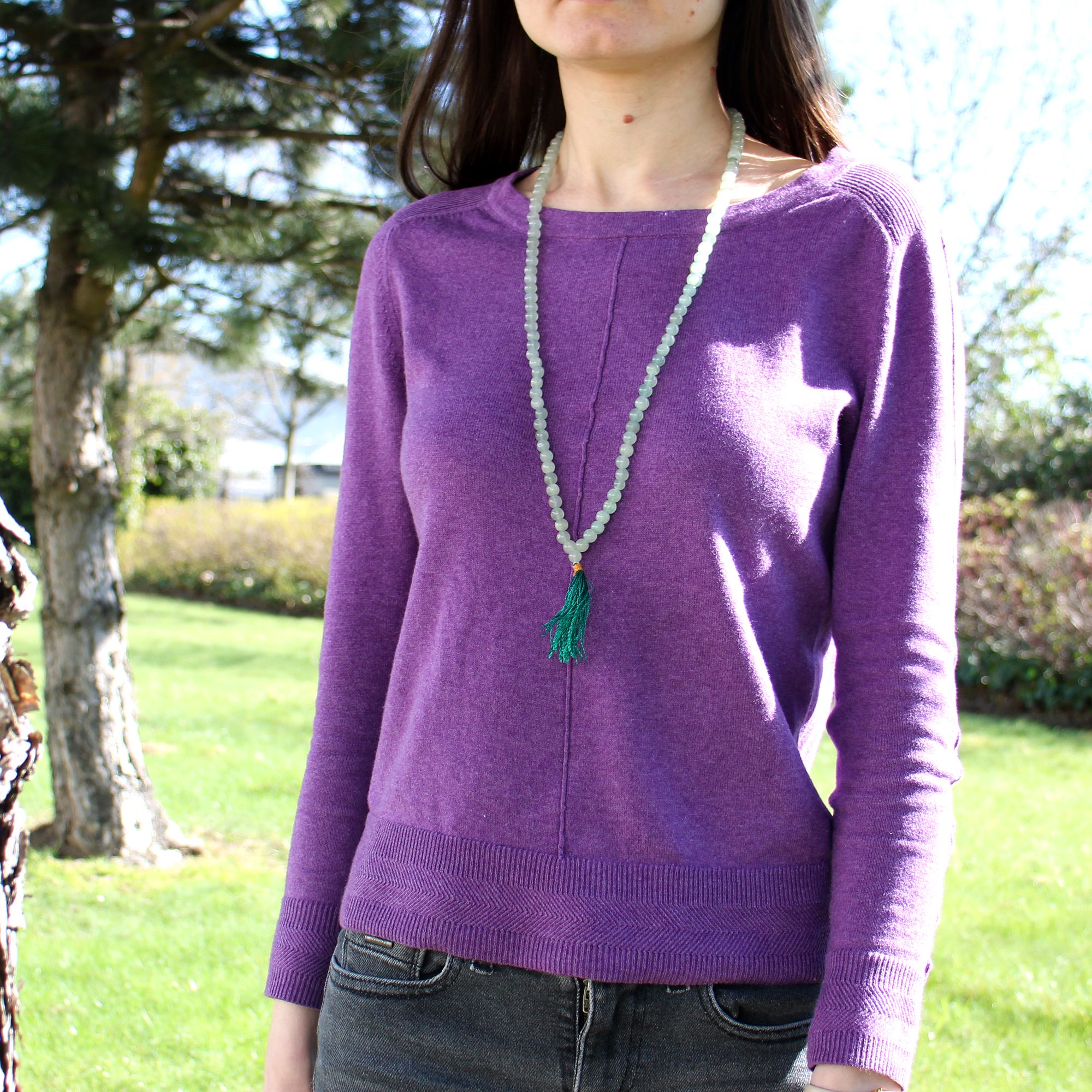 bG9jYWw6Ly9tZWRpYS9TSi82RC82MFIzMEMxRzY4VDM2RFNKL2E0ZDZlYmMwLmpwZWc-4.jpg 108 Bead Mala - Rose Quartz - Image 6