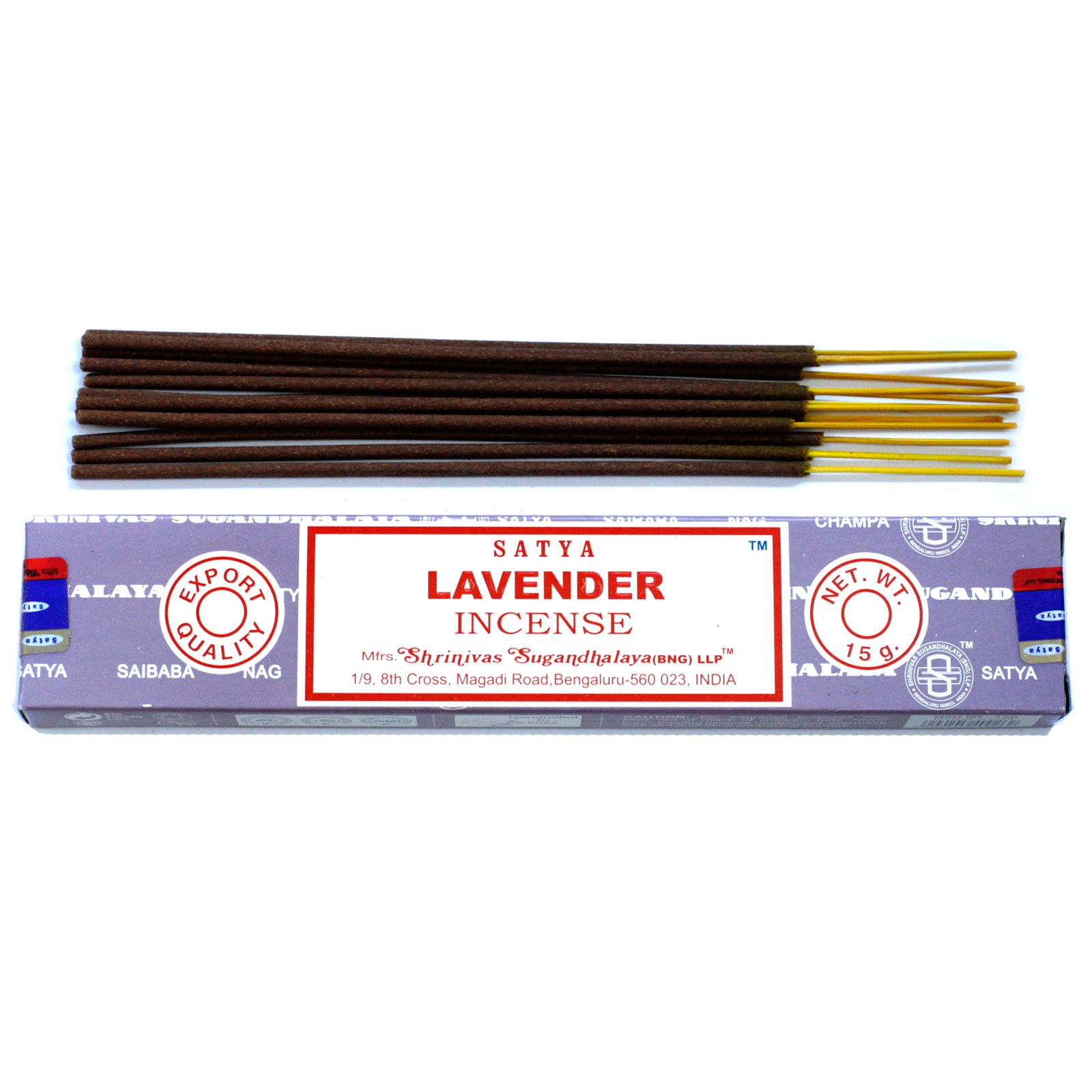 bG9jYWw6Ly9tZWRpYS9TSi8wQy82MFIzMEMxRzZNVDMwQ1NKLzZkYjcyZjgyLmpwZWc.jpg Satya Incense 15gm -Â Lavender