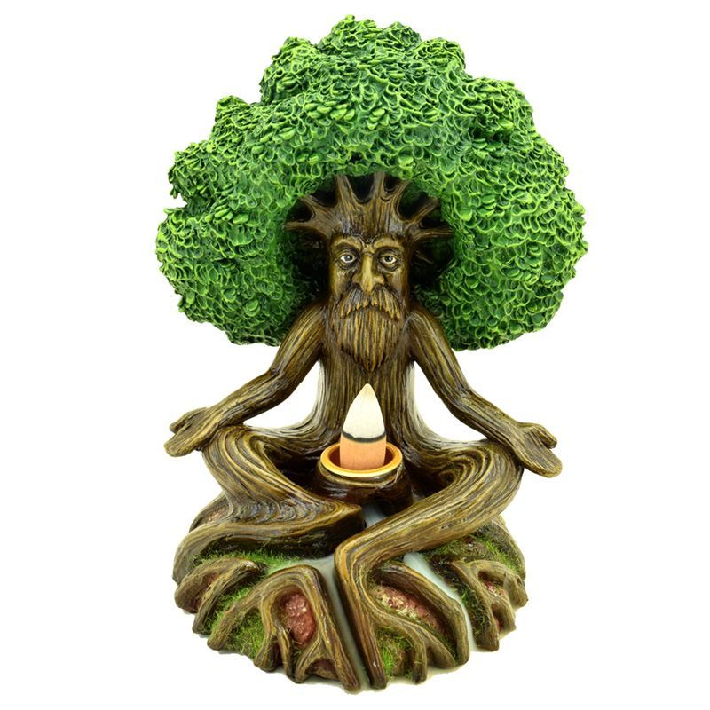 bG9jYWw6Ly9tZWRpYS9TTS80Qy82MFIzMEMxRzZSVzM0Q1NNLzM0ZTY2ZmMwLmpwZWc.jpg Wise Old Tree Man of the Forest Backflow Incense Burner - Image 2