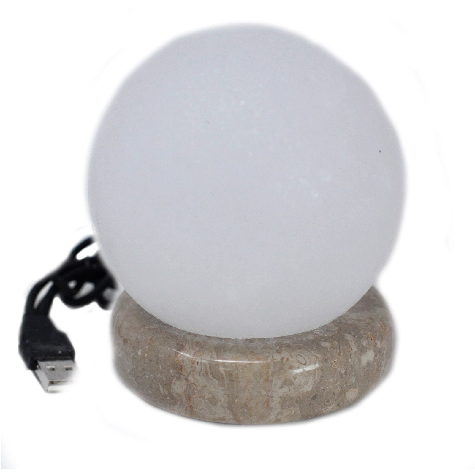 bG9jYWw6Ly9tZWRpYS9TUC8yQy82MFIzMEMxRzZNU0syQ1NQL2NiOWI3Y2FmLmpwZWc.jpg Quality USB Ball WHITE Salt Lamp - 9 cm (multi)