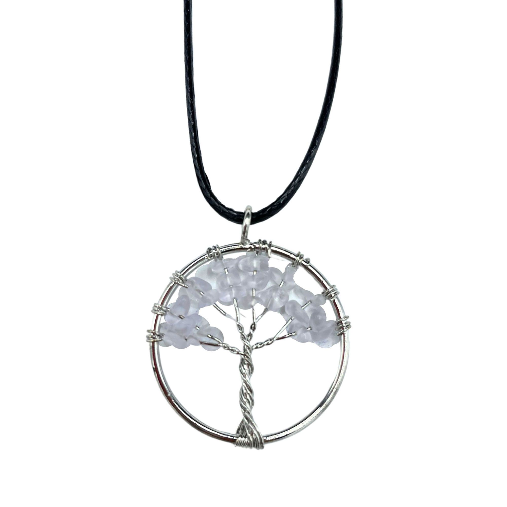 bG9jYWw6Ly9tZWRpYS9TUC9DRC82MFIzMEMxRzZSV0tDRFNQLzYwMTMyMDc0LmpwZWc.jpg Tree of Life Pendant - Rock Crystal
