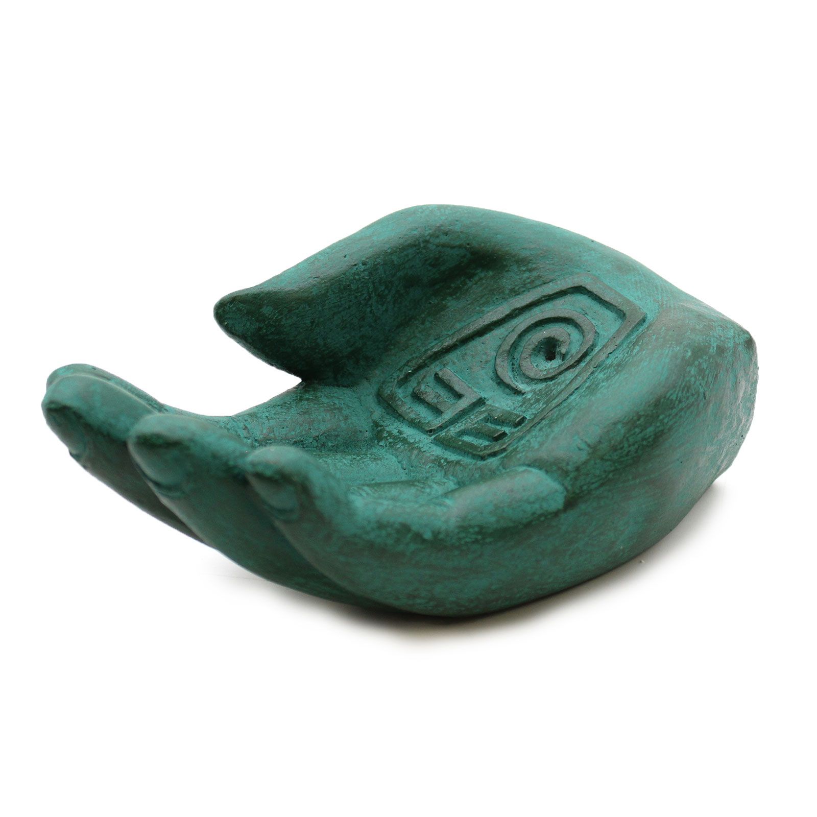 bG9jYWw6Ly9tZWRpYS9TUS82Qy82MFIzMEMxRzZSVjM2Q1NRLzAwZDZlODM1LmpwZWc.jpg Hand Incense Burner - Earth Protect (green) - Image 2