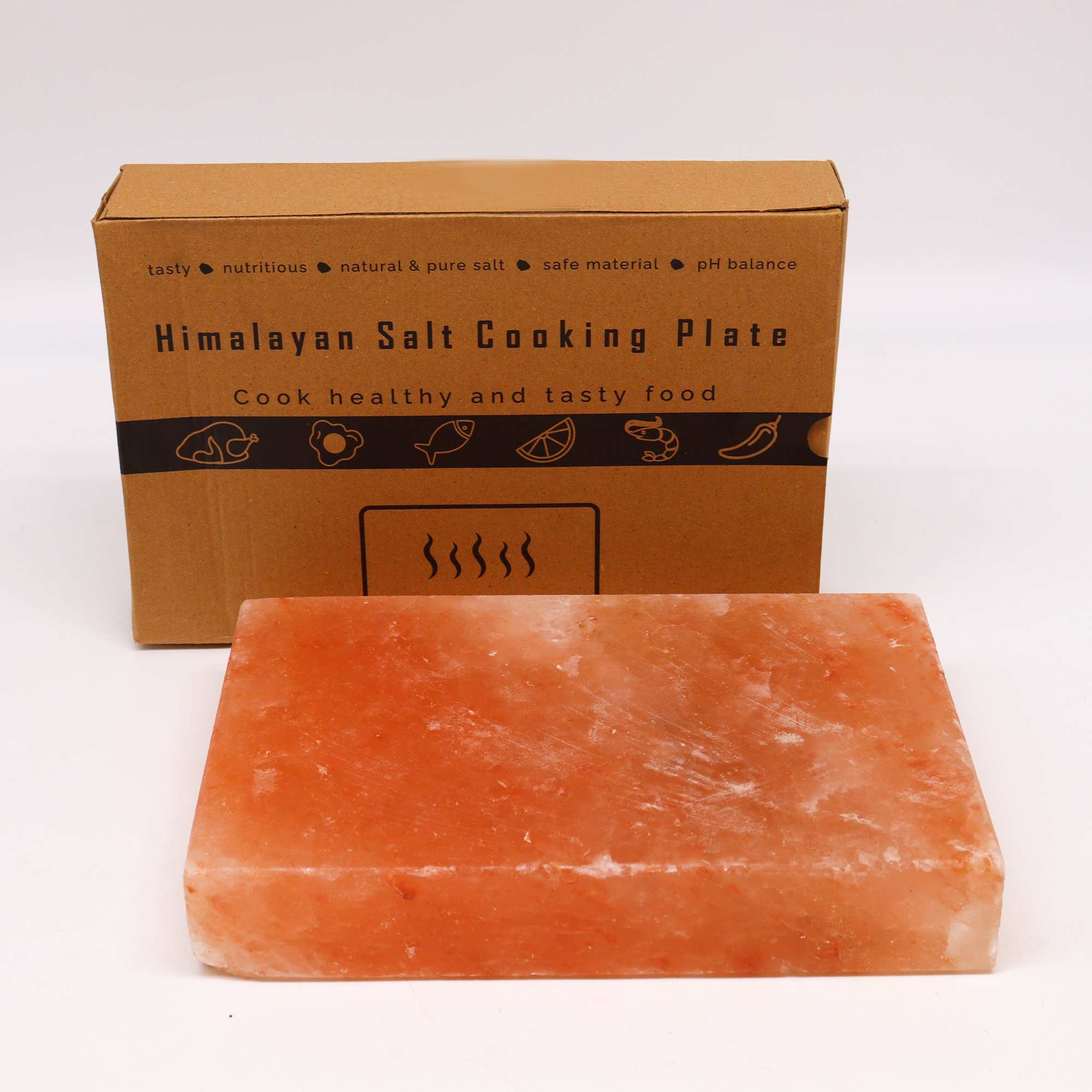 bG9jYWw6Ly9tZWRpYS9TUS84RC82MFIzMEMxRzZXUjM4RFNRLzg2MjdiYjZlLmpwZWc.jpg Himalayan Salt Cooking Plate - Rectangle - 30x20x5cm - Image 3
