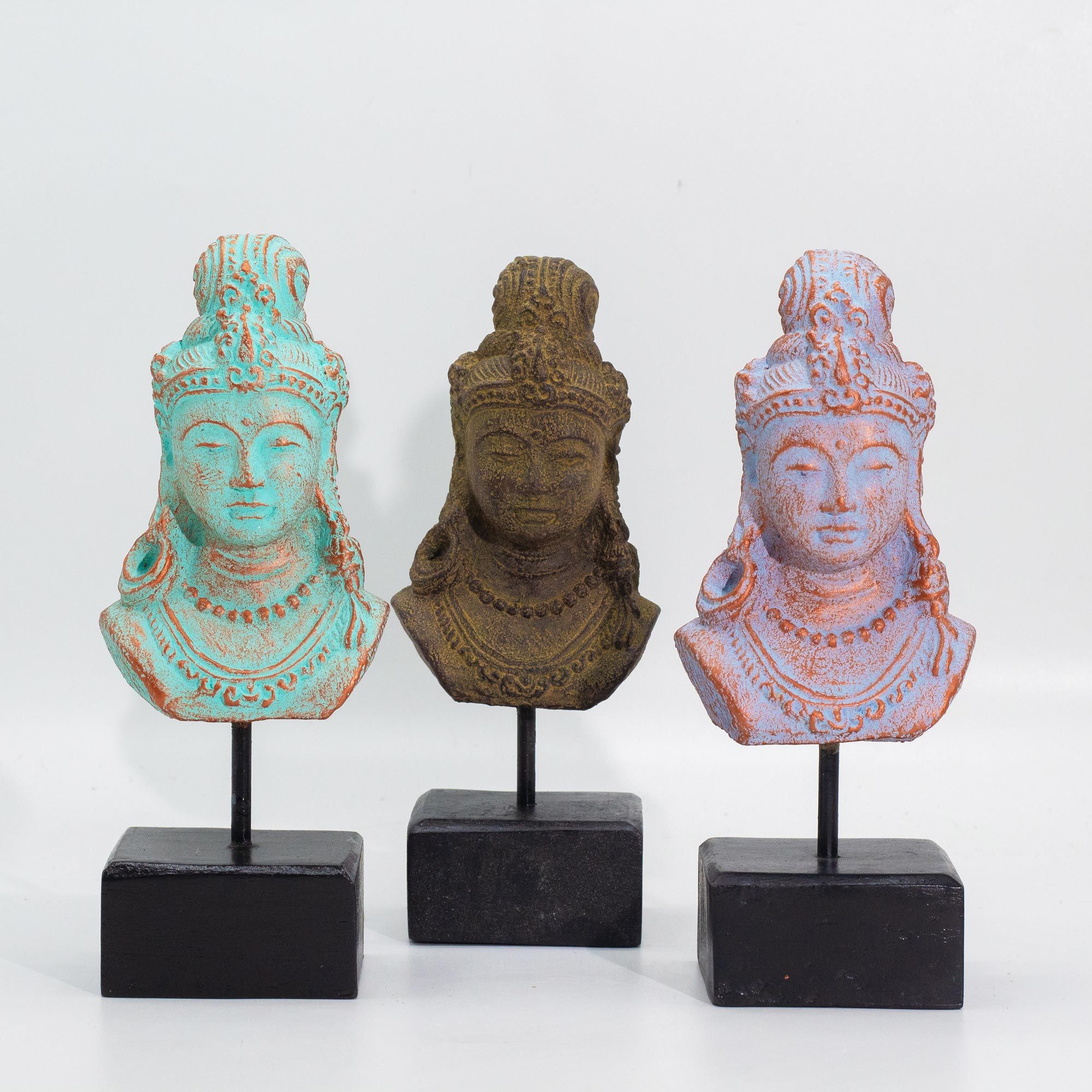 bG9jYWw6Ly9tZWRpYS9TUi80Qy82MFIzMEMxSDc0UzM0Q1NSLzg4NTEyZjEwLmpwZWc-1.jpg Lucky Java Princess on Stand - Green Copper